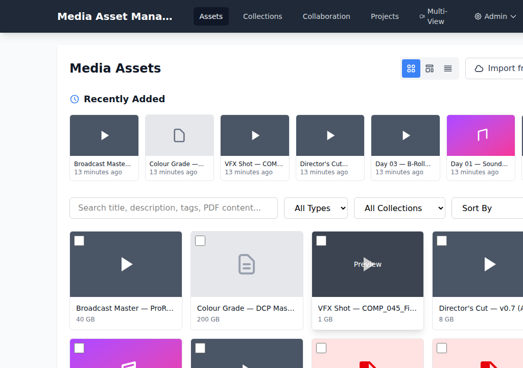 Smart search across all your media